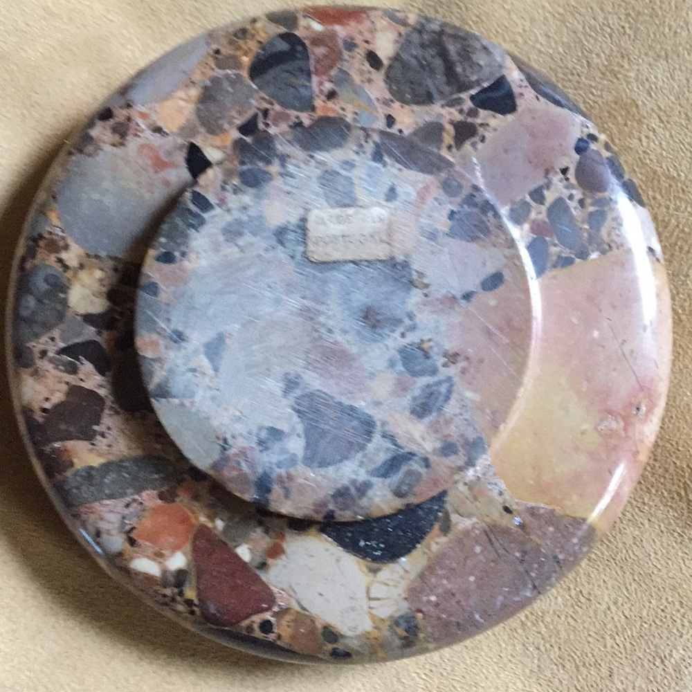 Marble stone rock ashtray - Picture 6 of 8
